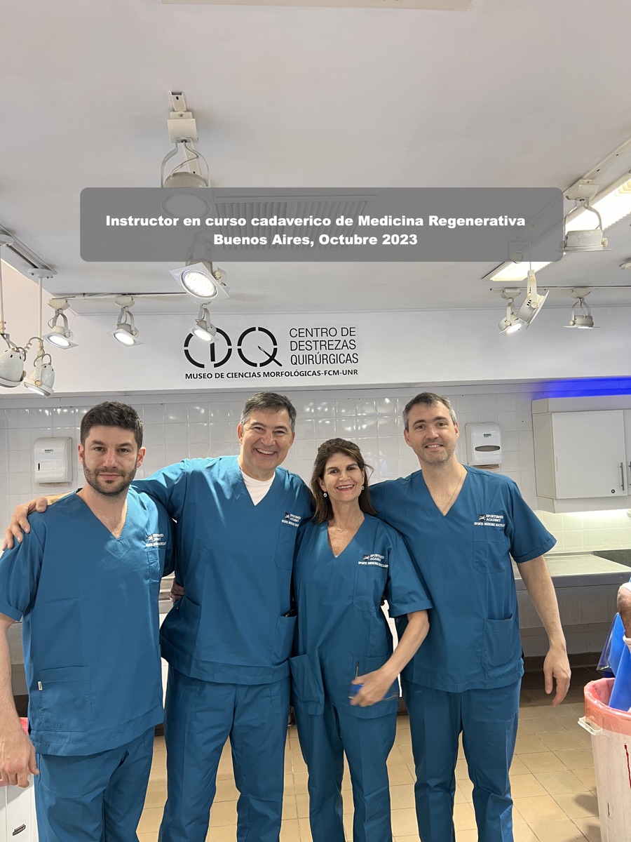 Instructor curso cadavérico Buenos Aires 2023