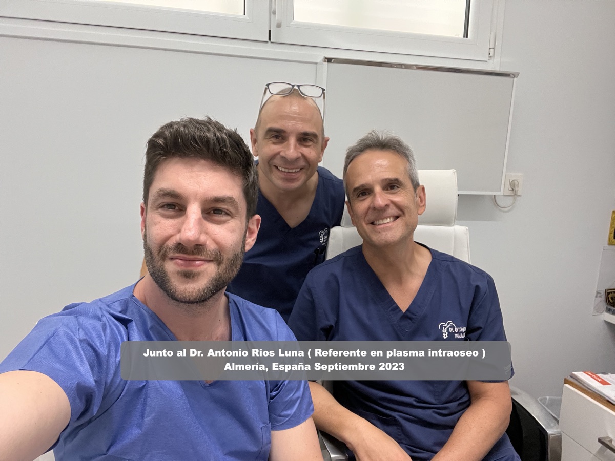 Con Dr. Antonio Ríos Luna en España